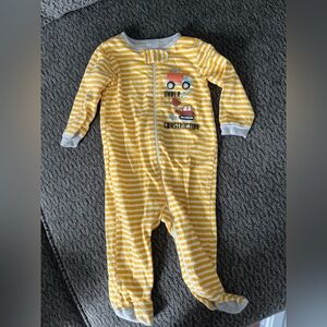 4- Gerber Construction Footie Pajamas